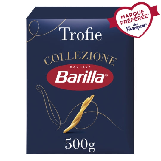 Pâtes trofie collezione BARILLA — la boîte de 500g — Lot de 3